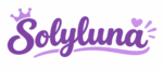 logotipo solyluna con corona y corazones