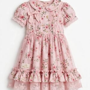 vestido de niña rosa
